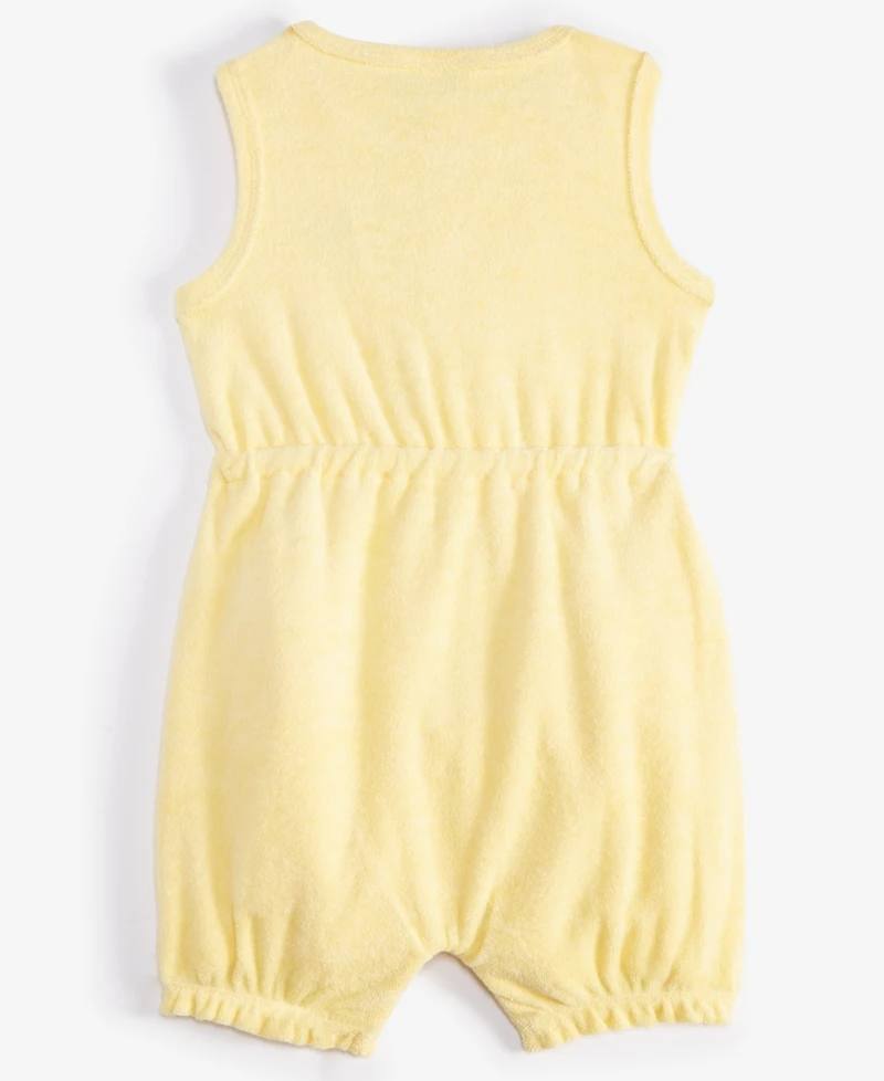 First Impressions Baby Girls Terry Cloth Embroidered Butterfly Sunsuit, Created for Macy's