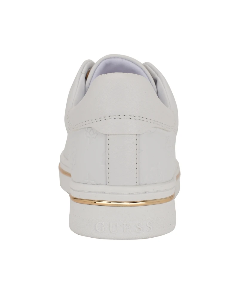 Guess Women's Stasey Charms Lace-Up Sneaker