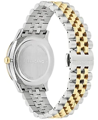 Ferragamo Women's Swiss Duo Two-Tone Stainless Steel Bracelet Watch 40mm