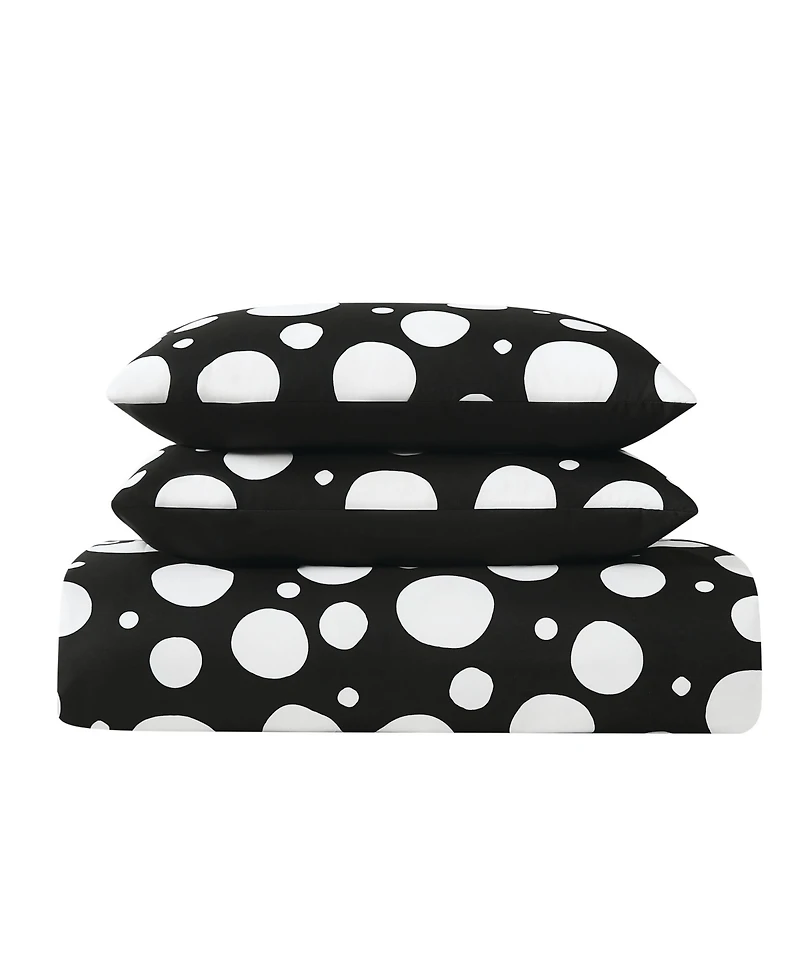 Truly Soft Sophia Dot 3-Pc. Duvet Cover Set, Full/Queen