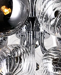 Cwi Lighting 14" Metal Pallocino 8 Light Chandelier