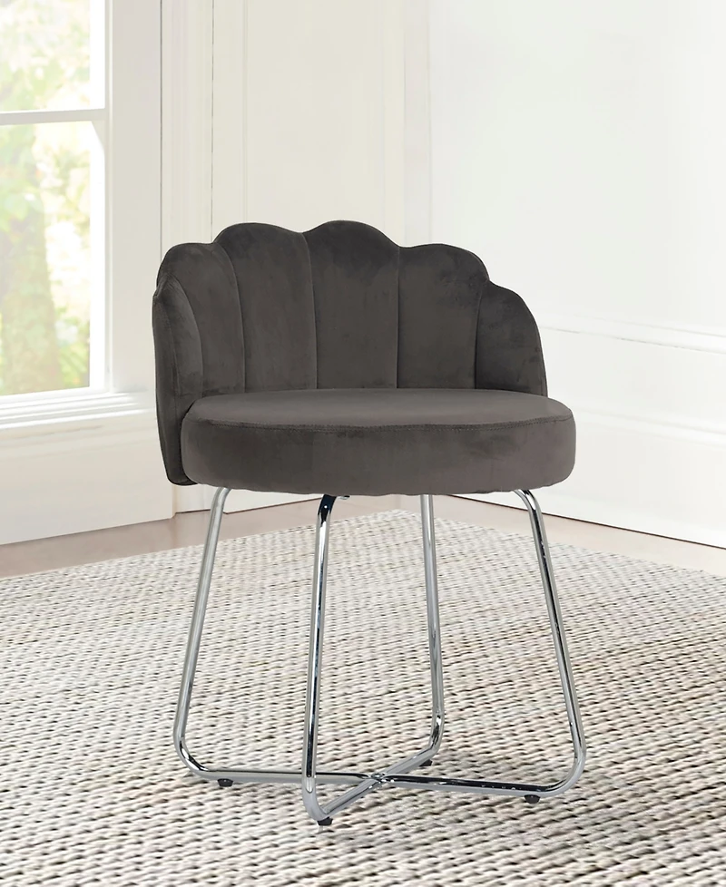 Hillsdale 25.25" Metal Catalina Vanity Stool