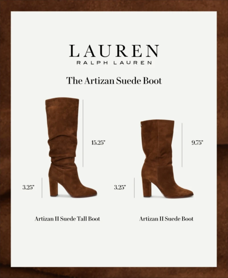 Lauren Ralph Lauren Women's Artizan Ii Mid-Shaft Boots