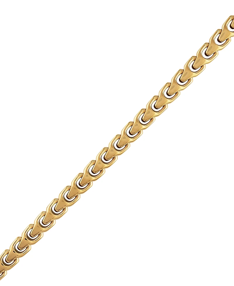 Bulova Gold-Tone Stainless Steel Link Bracelet