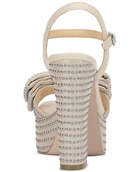Jessica Simpson Women's Lollien Studded Bow Platform Sandals