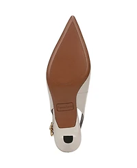 Franco Sarto Women's Marlow Pointed Toe Slingback Kitten Heel Pumps