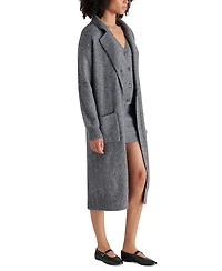 Steve Madden Women's Marl Open-Front Duster Cardigan