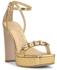 Jessica Simpson Women's Callirah Ankle-Strap Platform Sandals