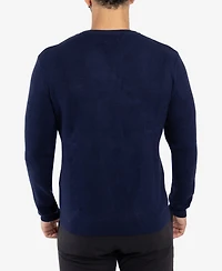 Spring + Mercer Men's Ribbed Crew Neck Sweater