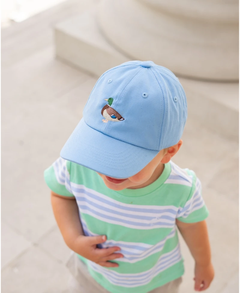 Bits & Bows Boys Boys Mallard Baseball Hat in Blue