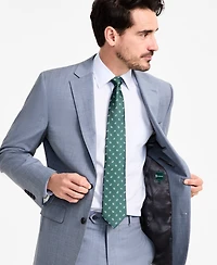 B by Brooks Brothers Men's Wool-Blend Stretch Classic-Fit Suit Separates Jacket