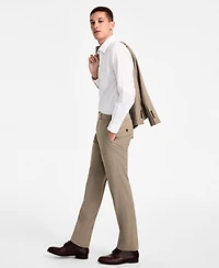 B by Brooks Brothers Men's Wool-Blend Stretch Classic-Fit Suit Separates Pant