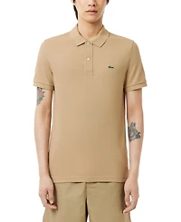 Lacoste Men's Slim Fit Short Sleeve Ribbed Polo Shirt
