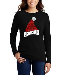 La Pop Art Women's All I Want for Christmas is You Word Long Sleeve T-Shirt