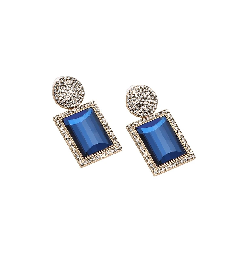 Sohi Women's Geometric Drop Earrings