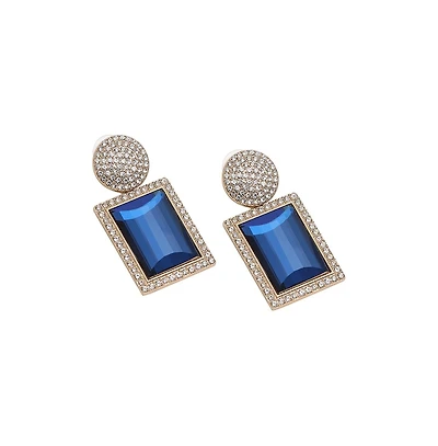 Sohi Women's Geometric Drop Earrings
