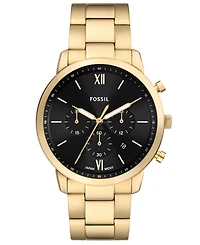 Fossil Men's Neutra Chronograph Gold-Tone Stainless Steel Watch, 44mm