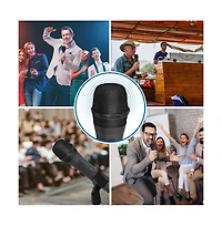Pyle Vhf Wireless Microphone Adapter System, Pro Audio Wireless Mic Transmitter with Receiver