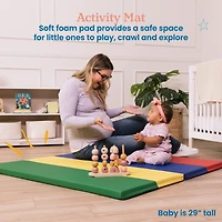 ECR4Kids SoftZone -Section Rainbow Runway Activity Mat