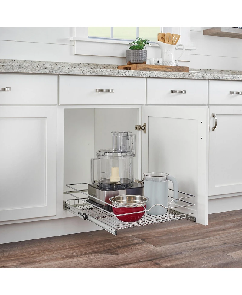 Rev-a-Shelf Kitchen Cabinet Pullout Shelf Organizer, 21 x 22 In, 5WB1-2122CR-1
