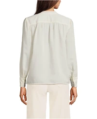Lands' End Women's Satin Popover Shirt