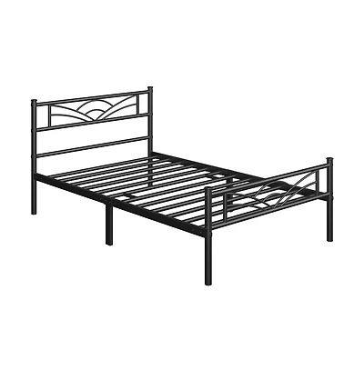 Yaheetech Platform Bed Frame with Metal Slats