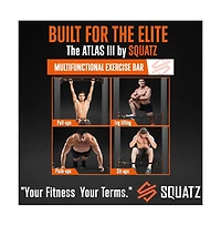 Squatz Doorway Pull Up and Chin Up Bar With Adjustable Width