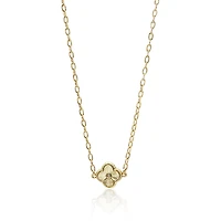 Non-Tarnishing Gold Clover Necklace
