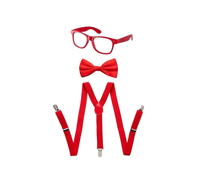 Dress Up America Toddler Suspender, Bow Tie Accessory Set