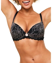 Adore Me Women's Shea Push Up Plunge Bra