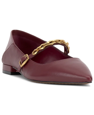 Vince Camuto Women's Aylin Chain Strap Ballet Flats