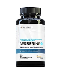 Berberine Supplement, Ceylon Cinnamon Capsule for Blood Sugar and Weight Loss, Vitauthority, 60ct