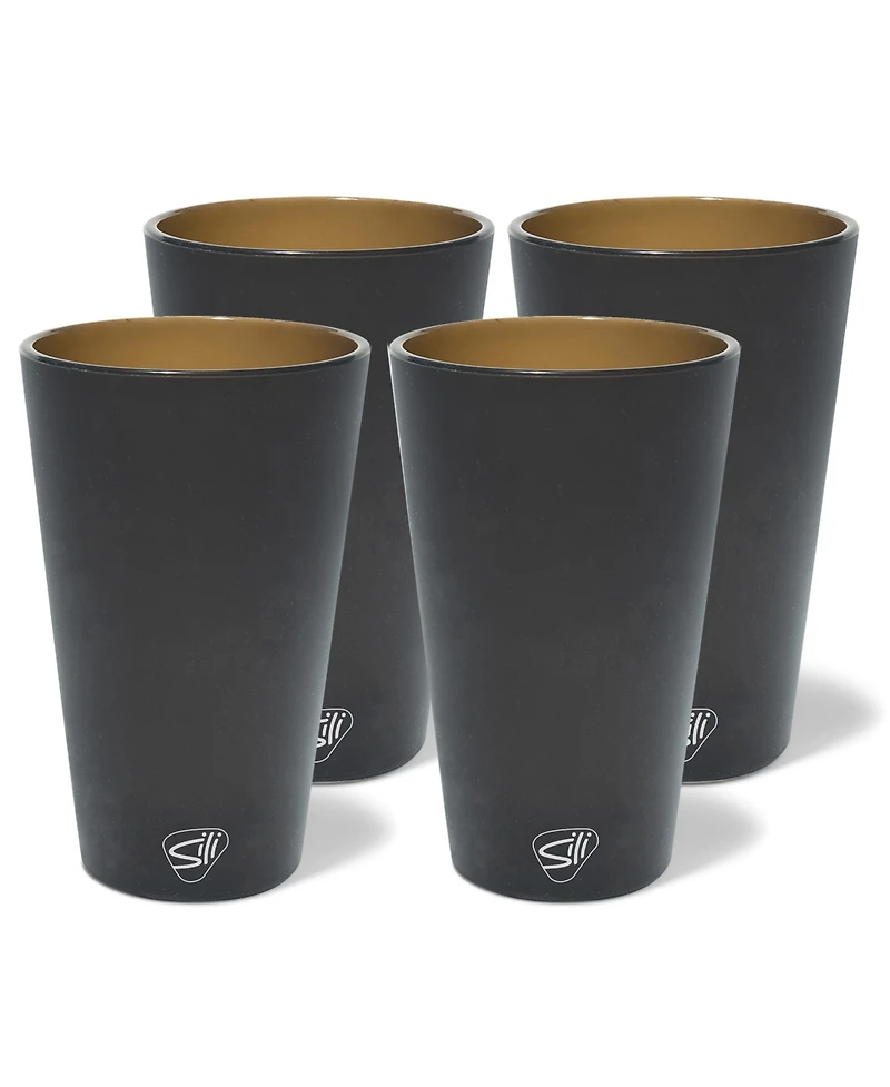 Pint Glasses: 4 pk - Smoke