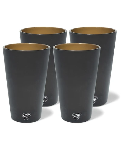 Pint Glasses: 4 pk - Smoke