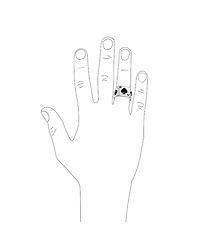 Bling Jewelry Lucky Las Vegas Gambler Ace Of Spade Ring .925 Sterling Silver