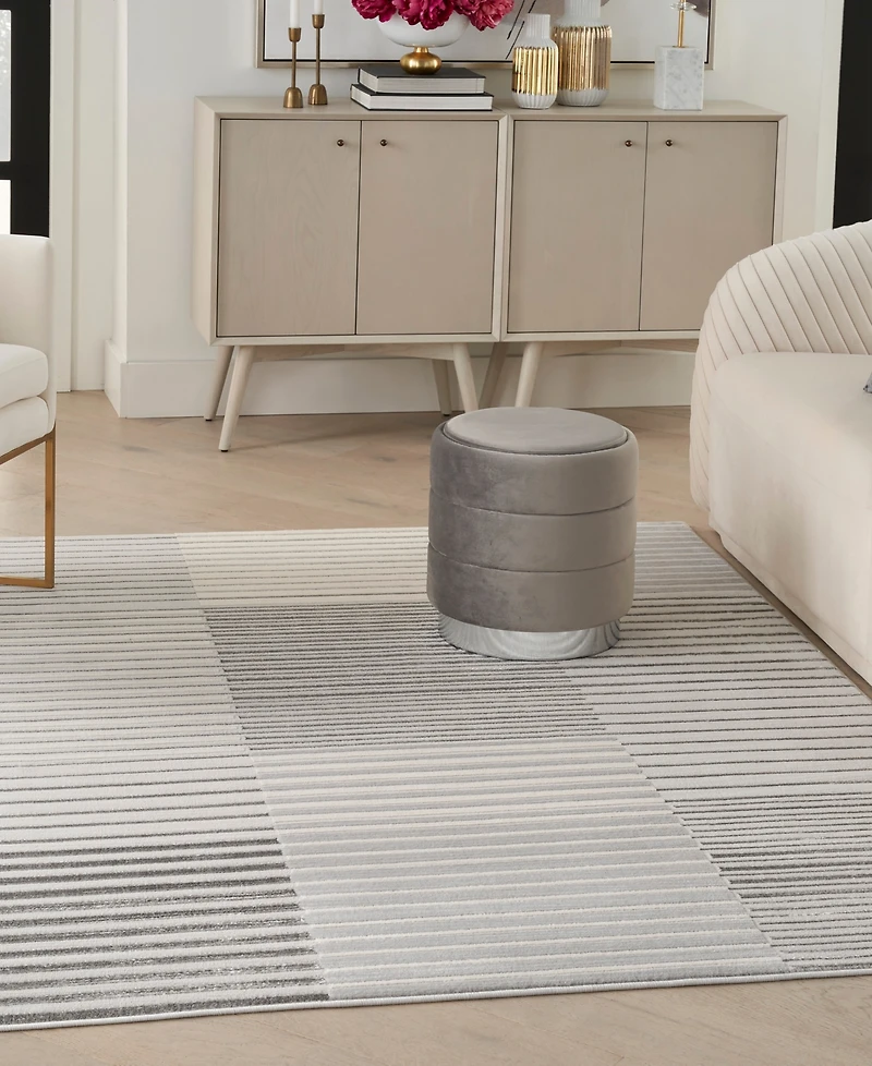 Nourison Home Brushstrokes BSK04 5'3"x7'3" Area Rug