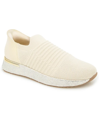 Kenneth Cole Reaction Women's Cameron Ez On Knit Almond Toe Sneakers