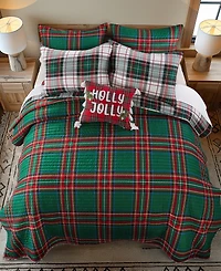 Levtex Spencer Plaid Quilted 2-Pc. Sham Set