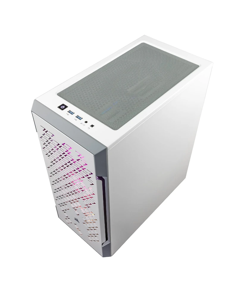 Velztorm White Fultix Custom Built Gaming Desktop Pc (Amd Ryzen 5-5500 6-Core, GeForce Gtx 1050 Ti, 32GB Ram, 512GB PCIe Ssd, Hdmi, Win 10 Home)
