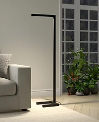 Hudson & Canal 52" Metal Malin Tall Integrated Led Floor Lamp