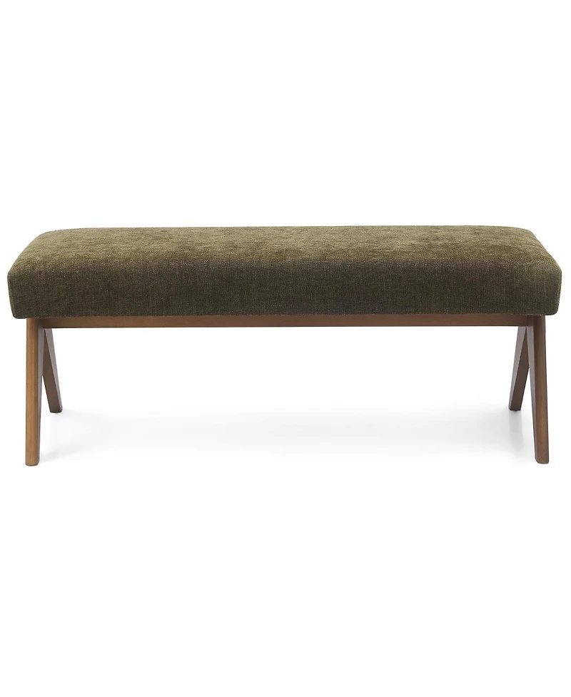 Breakfast Nook Bench Cushioned Dining with V-Shaped Legs,Dining Table Seat Restaurant Banquette Seating-Maison Boucle