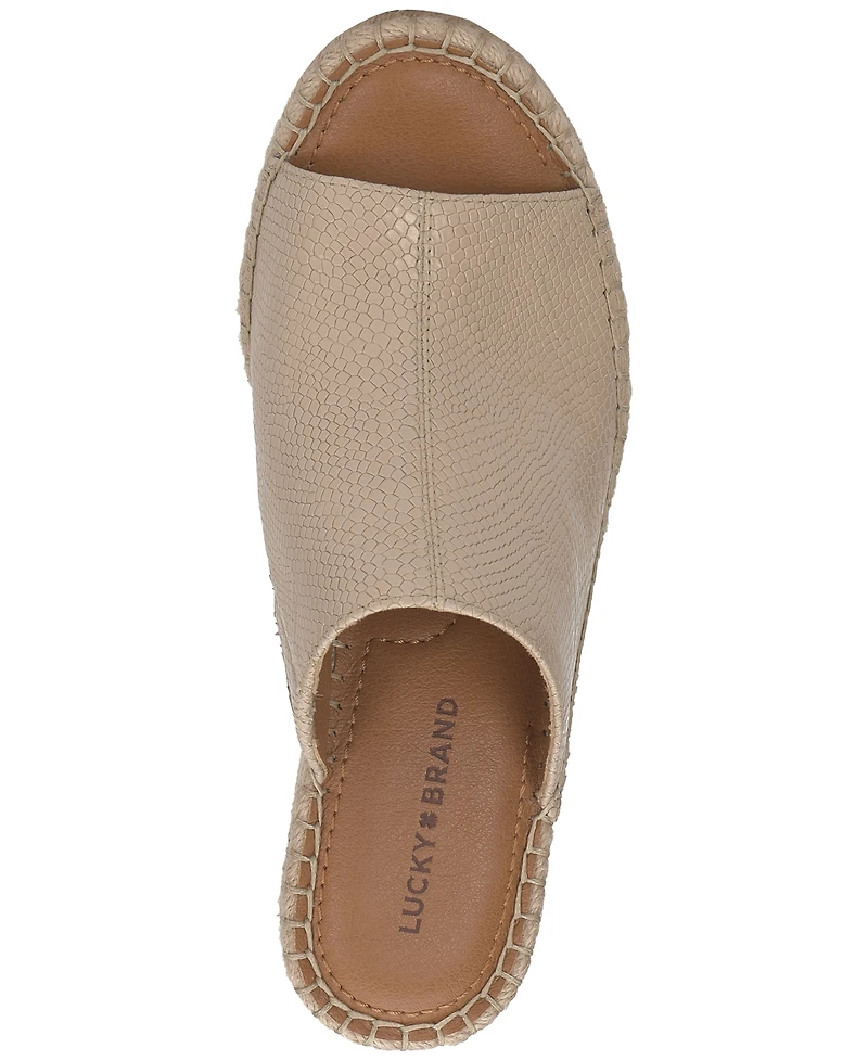 Lucky Brand Women's Cabriah Platform Wedge Sandals