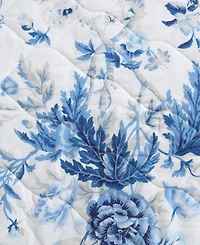 Laura Ashley Breezy Floral Reversible 3-Pc. Quilt Set