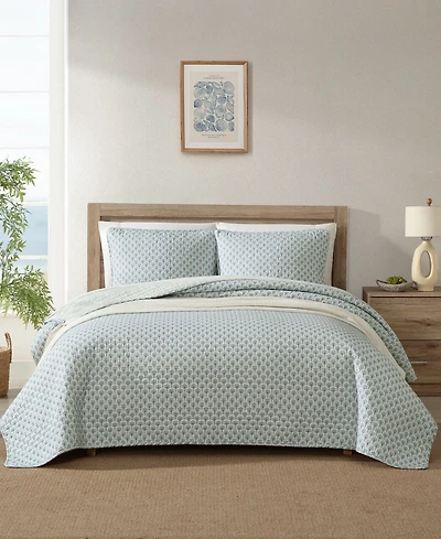 Tommy Bahama Home Coastal Batik Reversible 2-Pc. Quilt Set, Twin