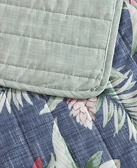 Closeout! Tommy Bahama Home Floral Enchantment Reversible 2-Pc. Quilt Set, Twin