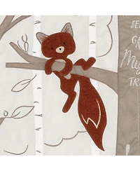Lambs & Ivy Treetop Fox Woodland Tree Nursery 3-Piece Baby Crib Bedding Set
