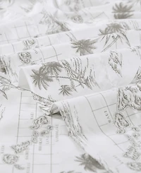 Tommy Bahama Home Cotton Percale 4 Piece Sheet Set, King