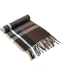 Alpine Swiss Men's Scarf Soft 80 Inch Long Warm Scarves Plaids Winter Shawl