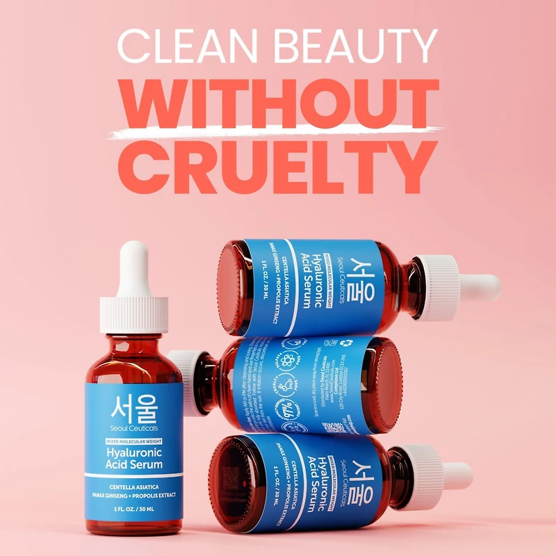 Seoul Ceuticals Korean Skincare Hyaluronic Acid Serum K Beauty Skincare