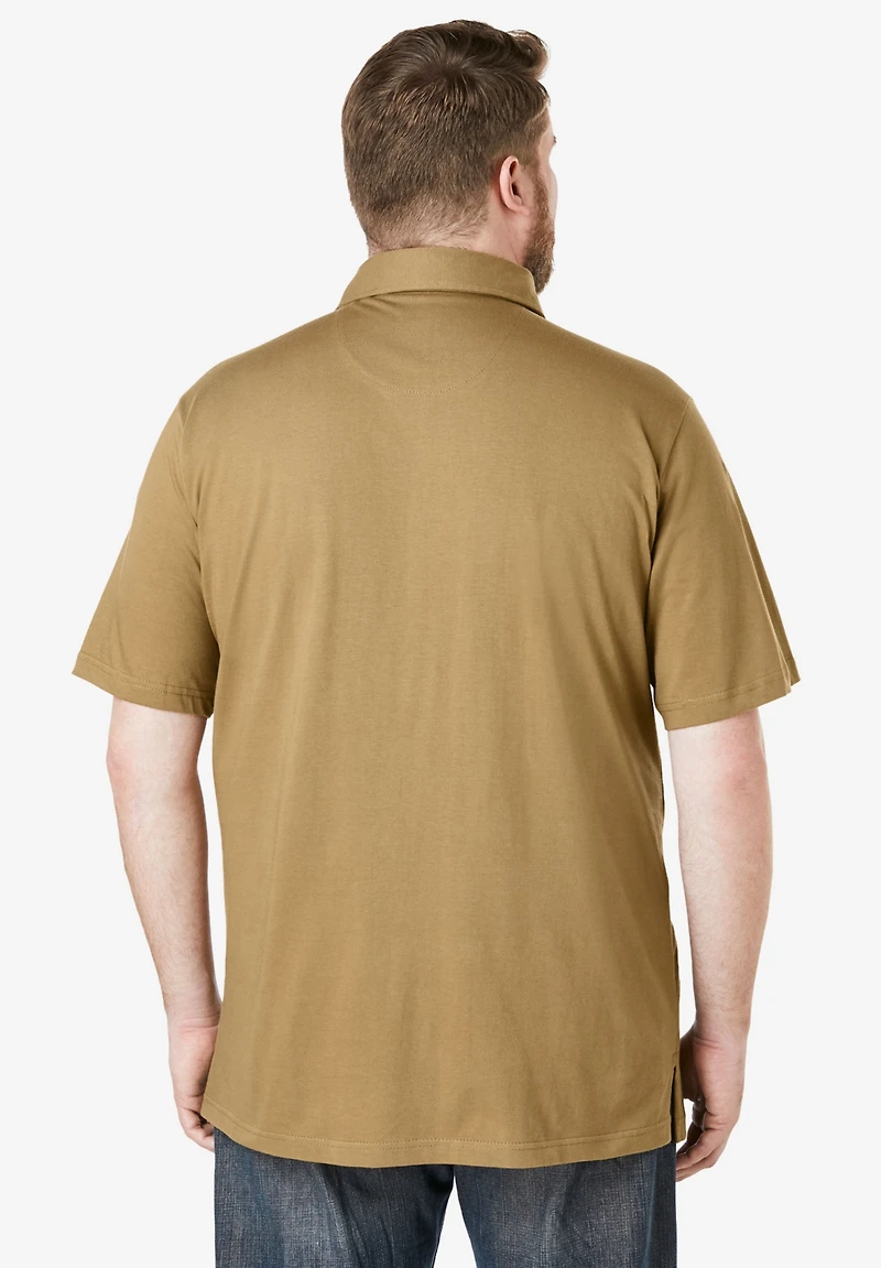 KingSize Big & Tall Heavyweight Jersey Polo Shirt